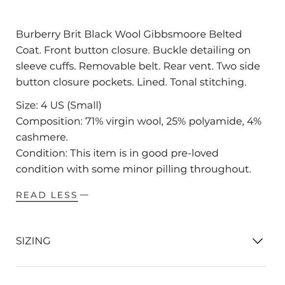 🇬🇧BURBERRY BRIT wool/cashmere blend winter trench coat - Picture 8 of 16